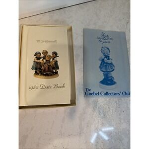 Vintage 1982 MJ Hummel Date‎ Book in Box